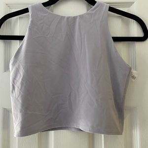 Athleta Conscious Crop sports bra size S